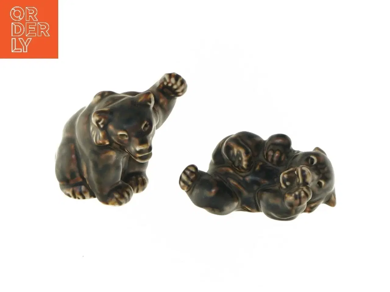 Billede 1 - Royal Copenhagen bjørneunger stentøj (str. 9 cm)