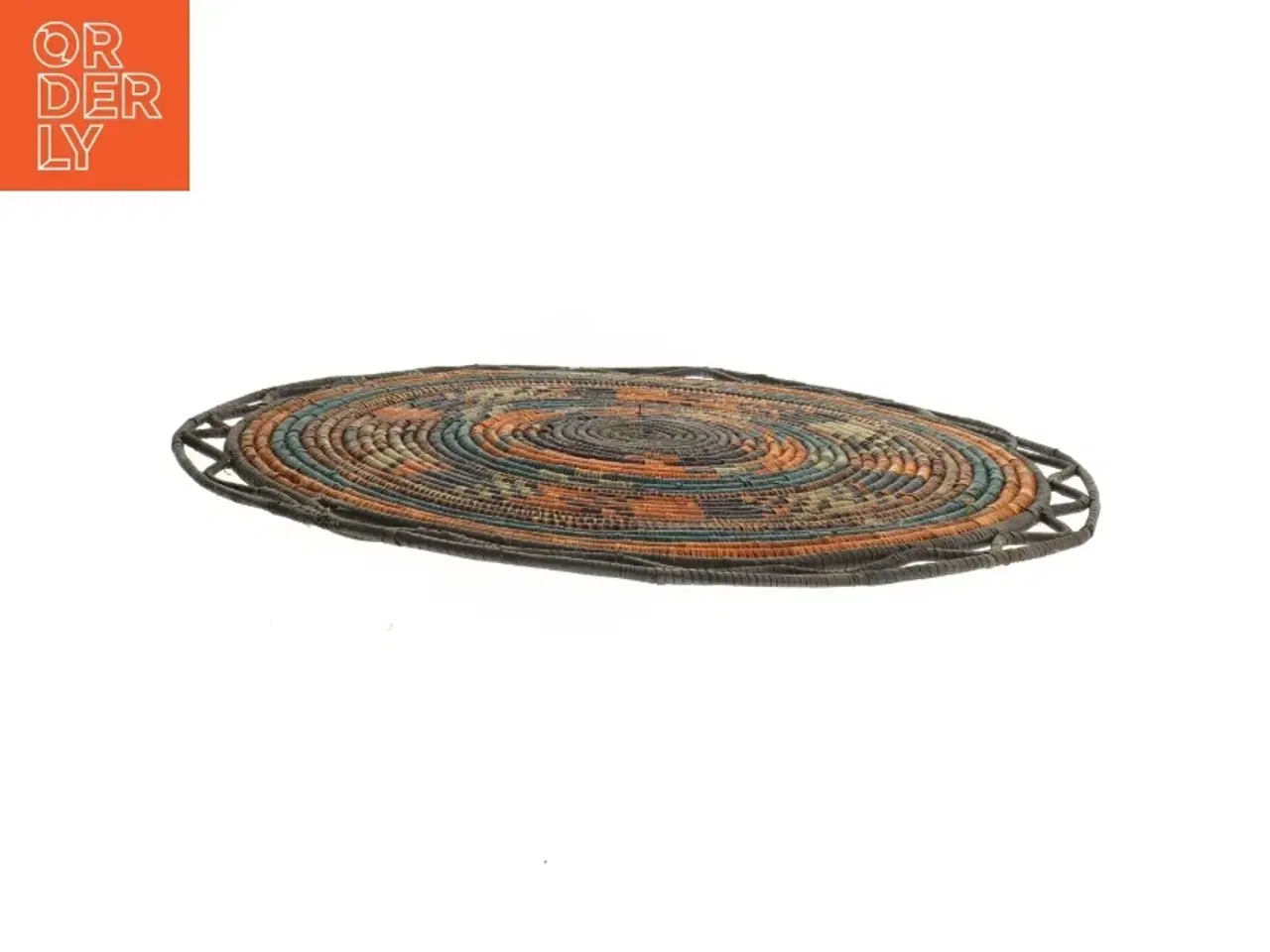 Billede 2 - Flet måtte i afrikansk stil (str. Ø. 32 cm)