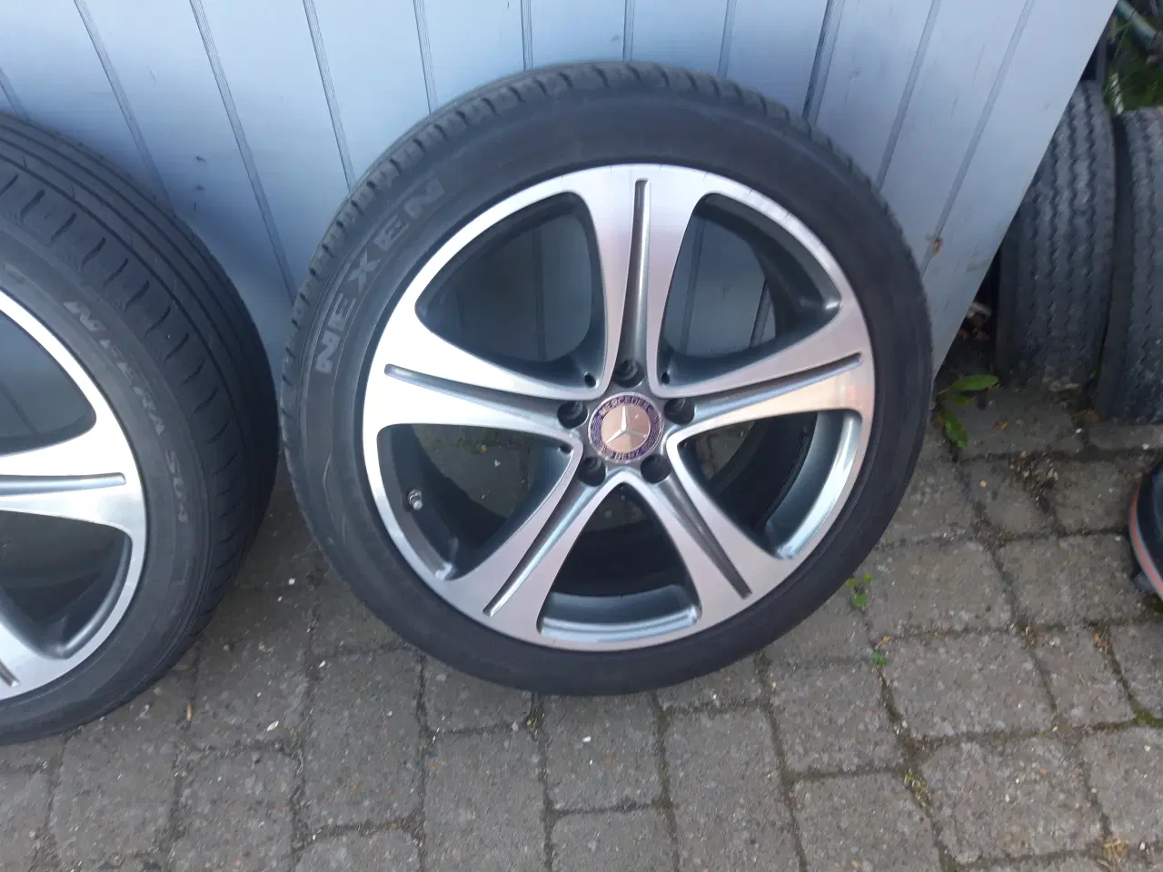 Billede 10 - 18" Mercedes E alufælge med gode dæk