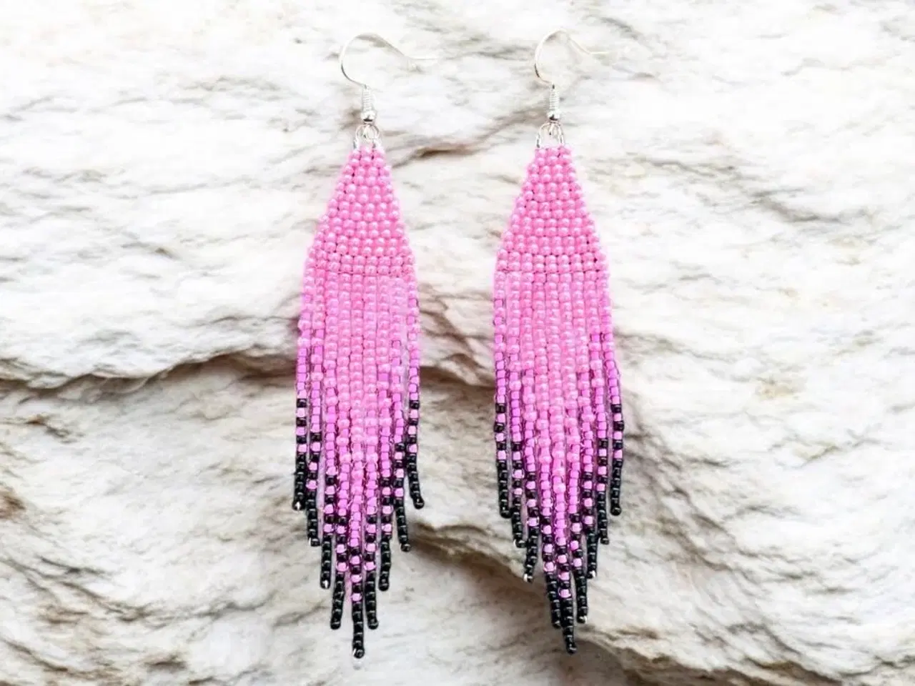 Billede 3 - Grønlandske øreringe, håndlavede 