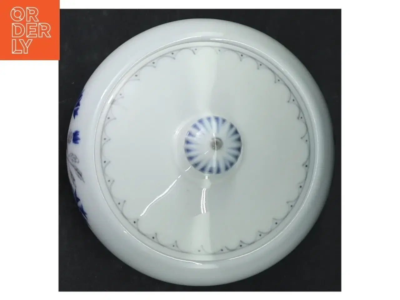 Billede 3 - Dementer blå kornblomst B&G porcelænssukkerskål fra B&G, Demeter (str. H. 11,5 cm. ø. 11,5 cm)