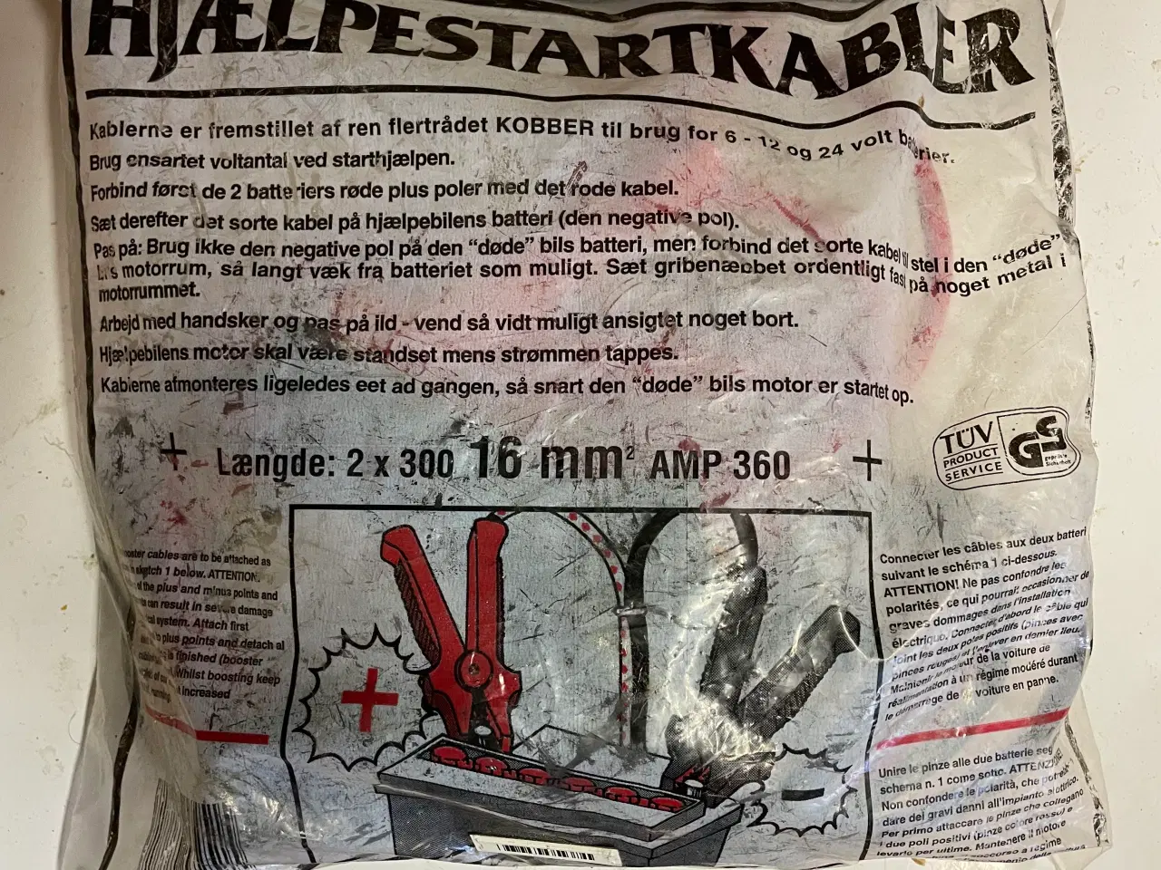 Billede 1 - Startkabel 16mm