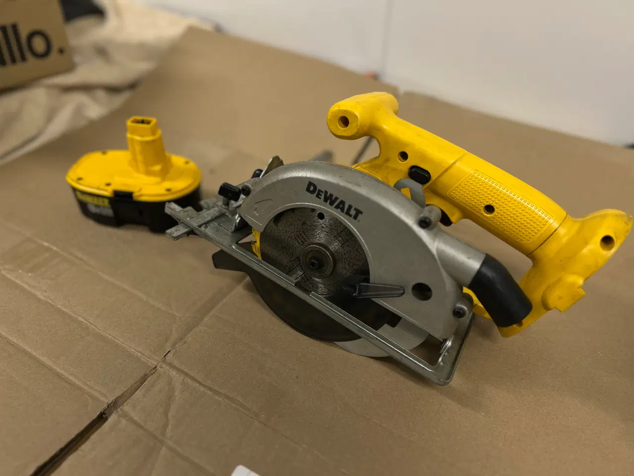 Billede 1 - DeWalt 18V Rundsav m. Batteri