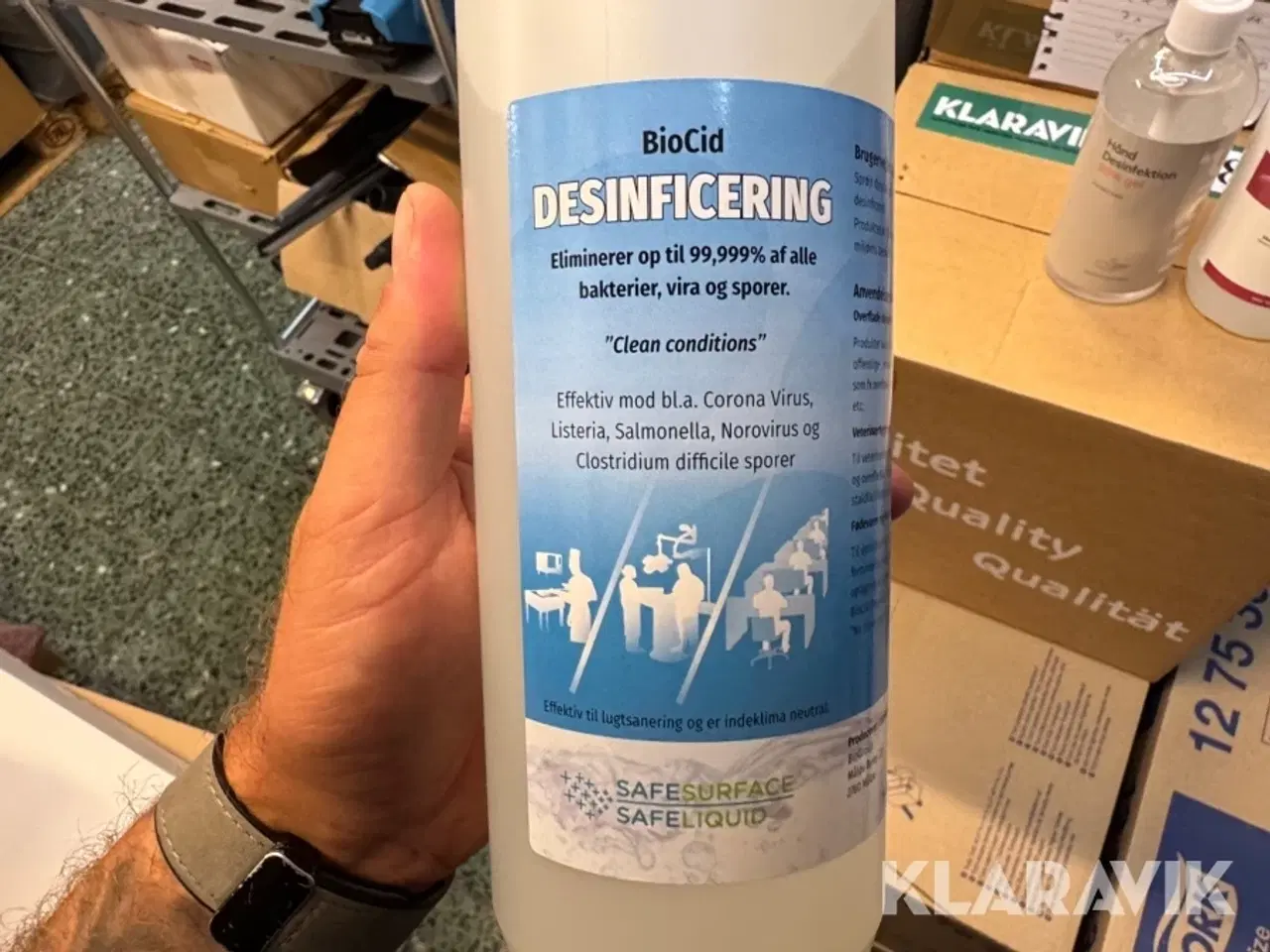Billede 3 - Lot med Desinficering - Overskredet holdbarhedsdato
