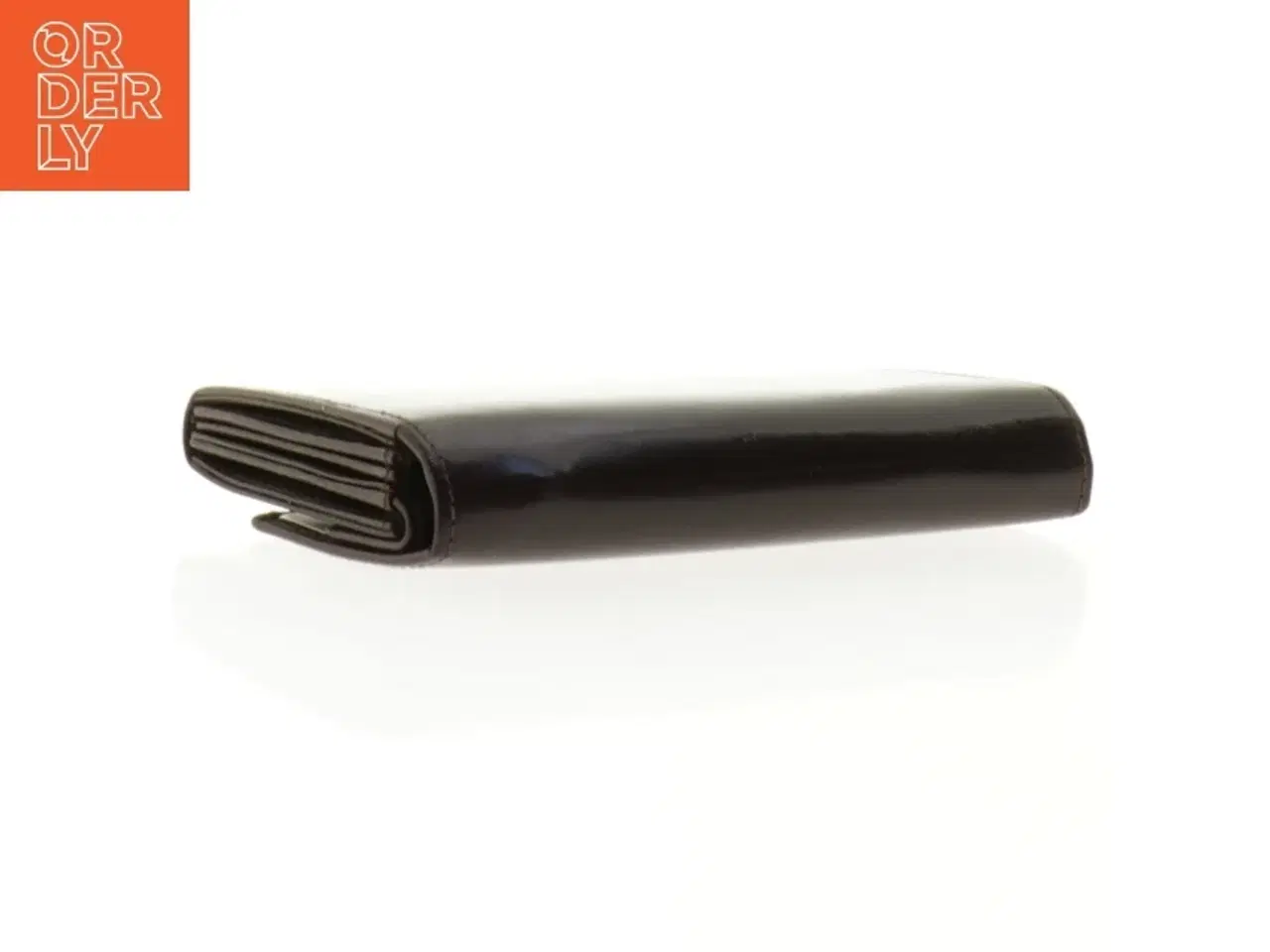 Billede 5 - Sort læderpung fra Eoxca (str. 18 x 9 x 3 cm)