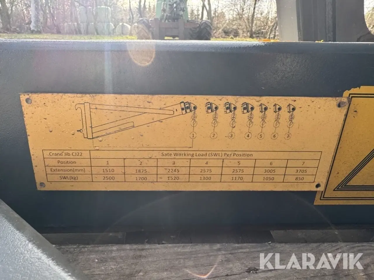 Billede 6 - Kranarm GA Sweden med Volvo L30 beslag