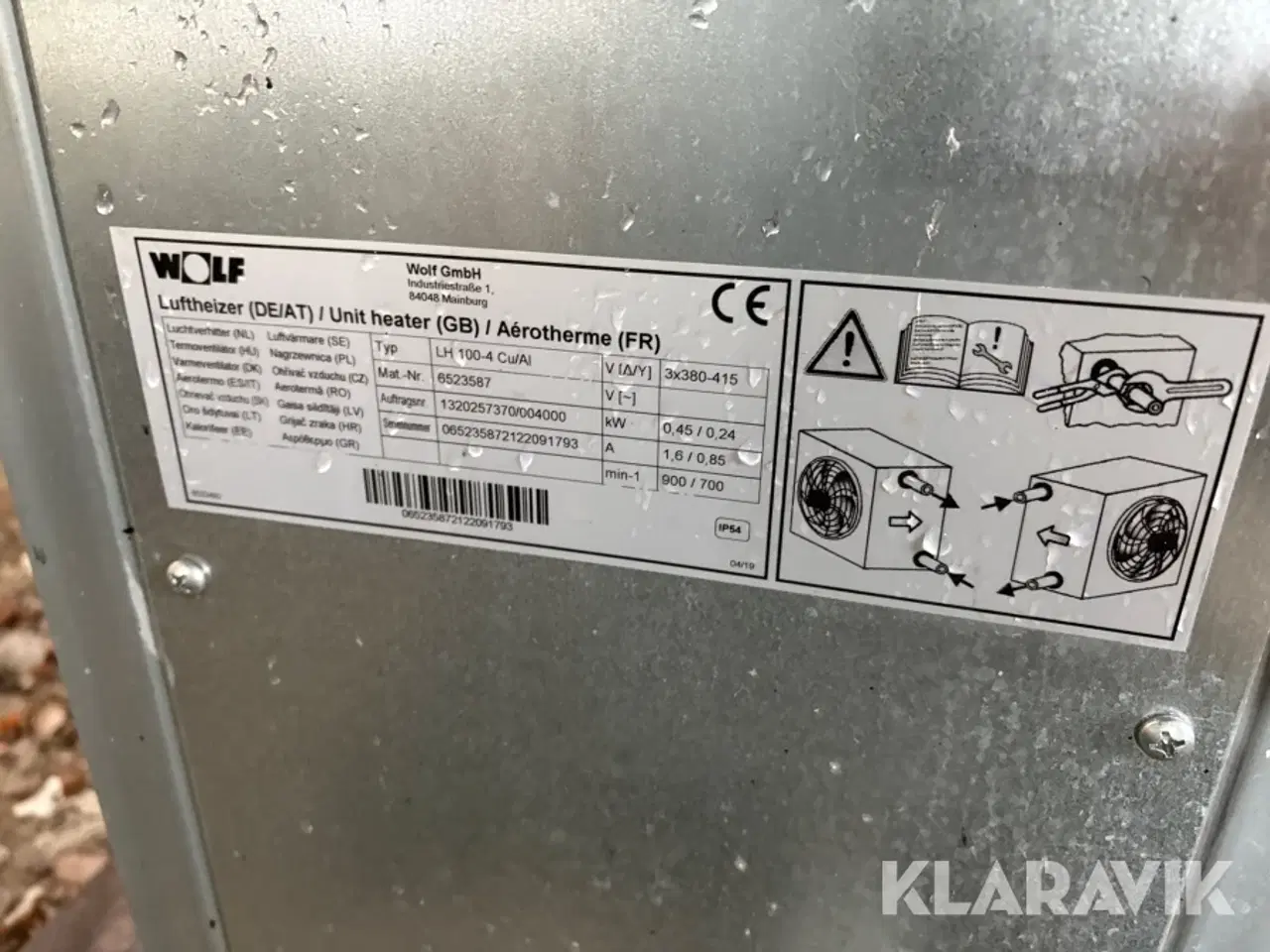 Billede 3 - Kalorifere Wolf LH 100-4