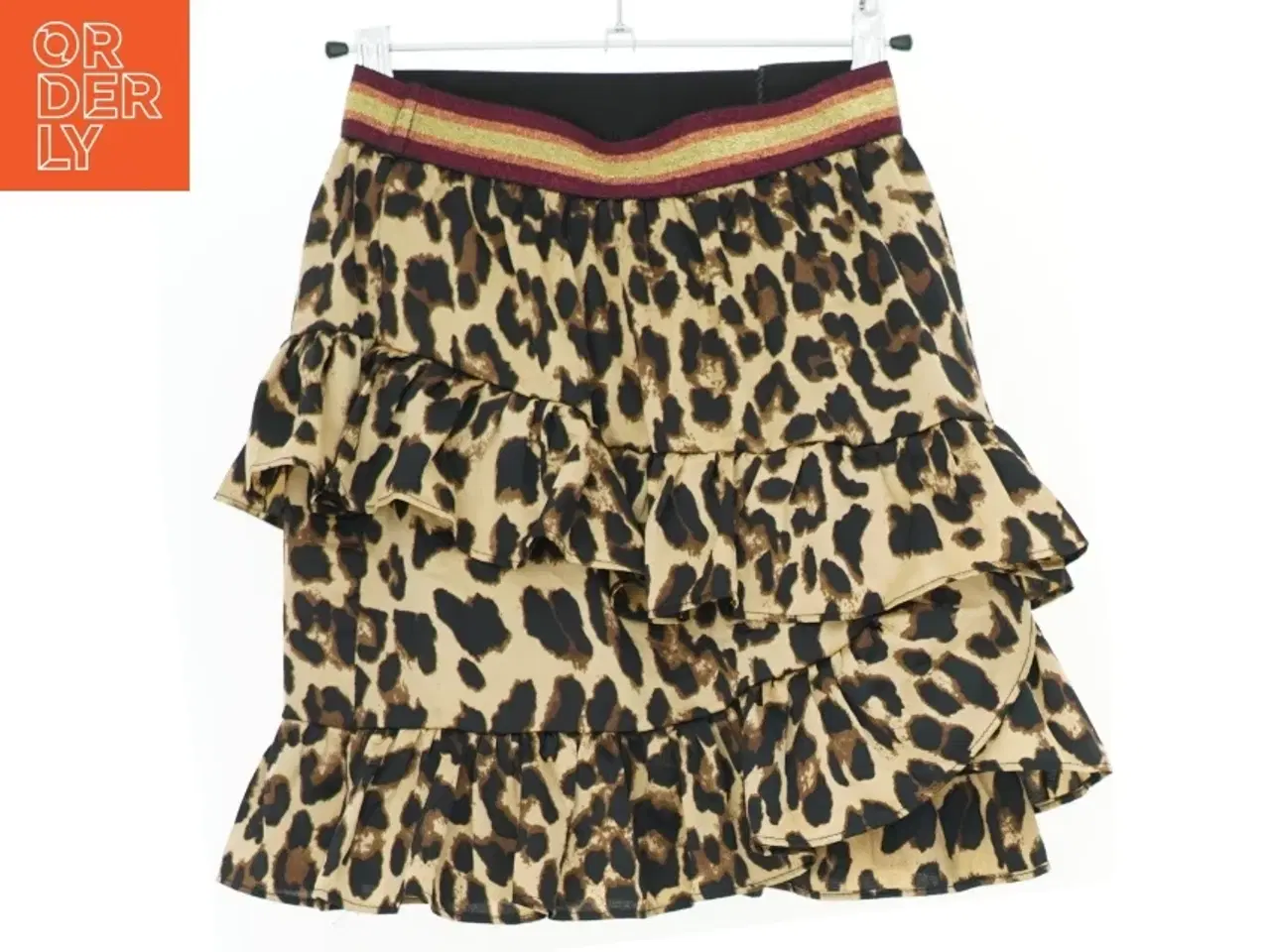 Billede 1 - Leopard nederdel med flæser fra Petit (str. 164)