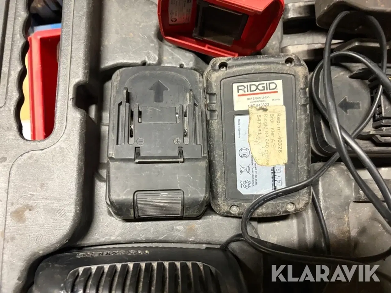 Billede 8 - Presmaskine Ridgid Rp340 - med presklemmer