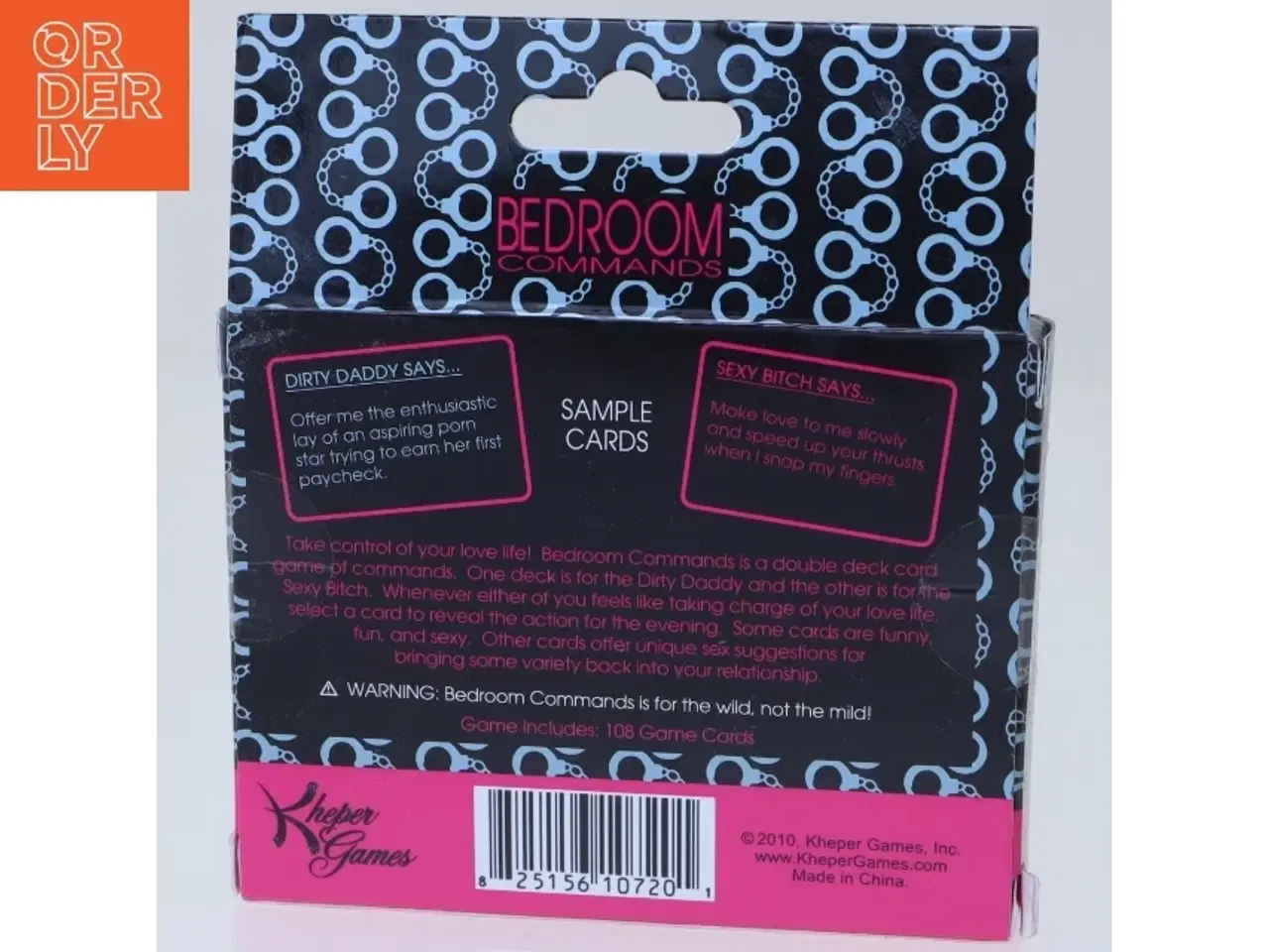 Billede 3 - Bedroom Commands sexet kortspil fra Kheper Games (str. 9x7 cm)