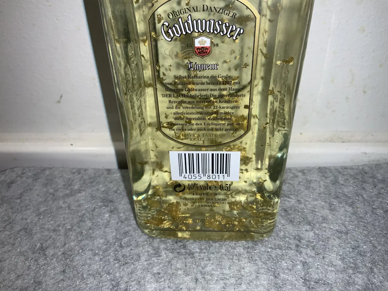 Billede 3 - Danzig Goldwasser Likør 40%, 0,5 L.