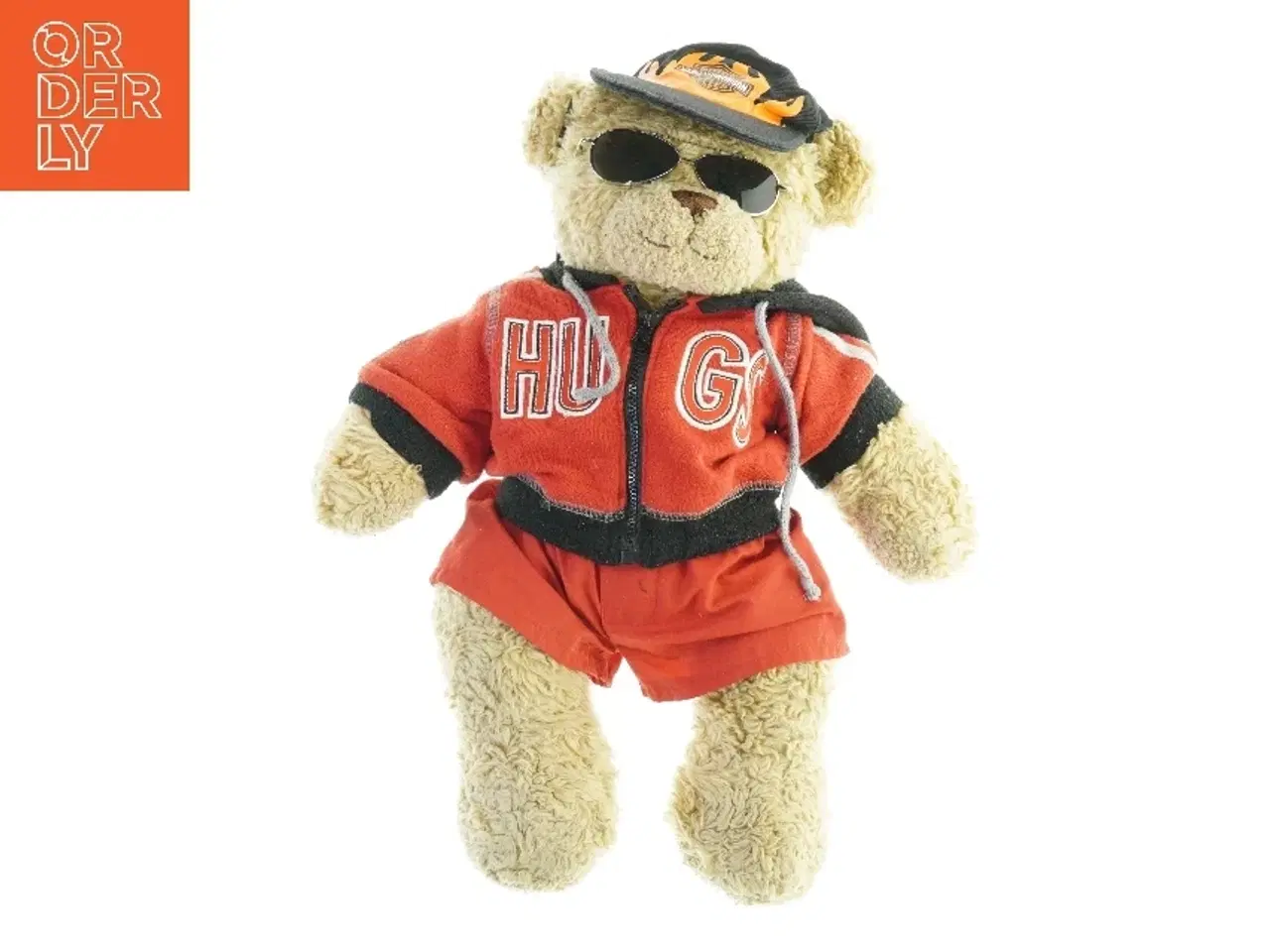 Billede 1 - Tøjklædt bamse fra Build a Bear (str. H. 45 cm)