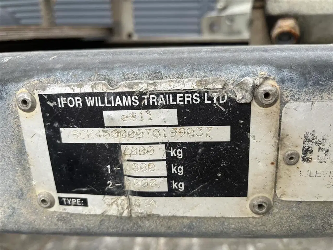 Billede 7 - Ifor Williams Model 4 lille maskintrailer med ramper.