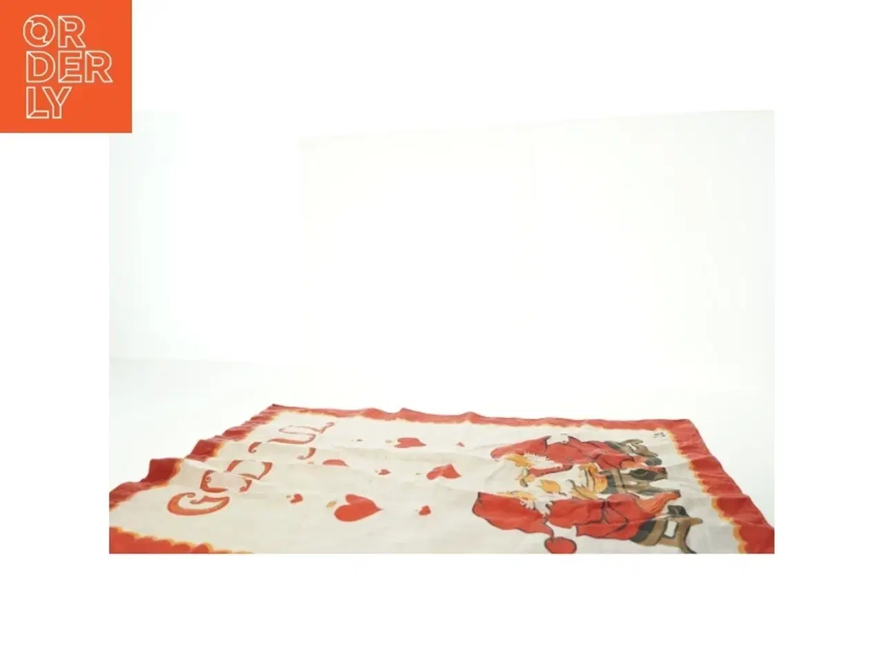 Billede 2 - Juledug med nisser (str. 53 x 75 cm)