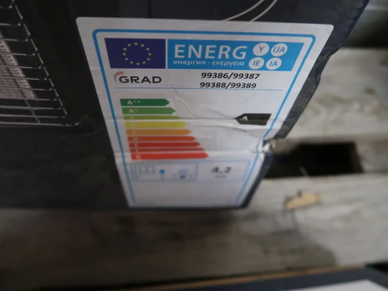 Billede 3 - Gasvarmeovn 4,2 kW - Grad