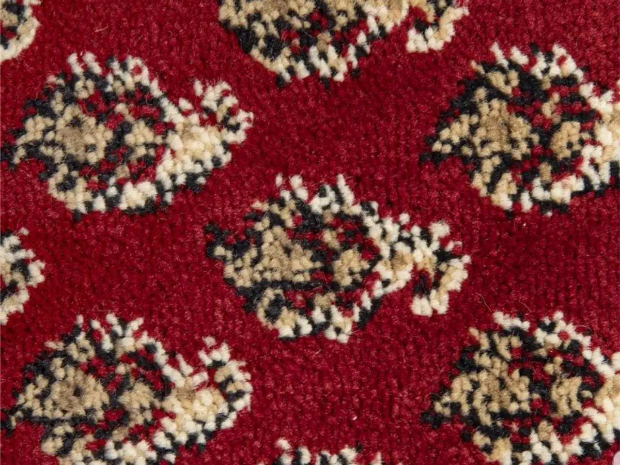 Billede 3 - Solid Serabend tæppeløber i rød farve