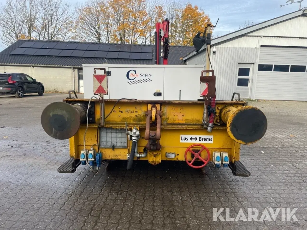 Billede 2 - Togvogn med kran og generator