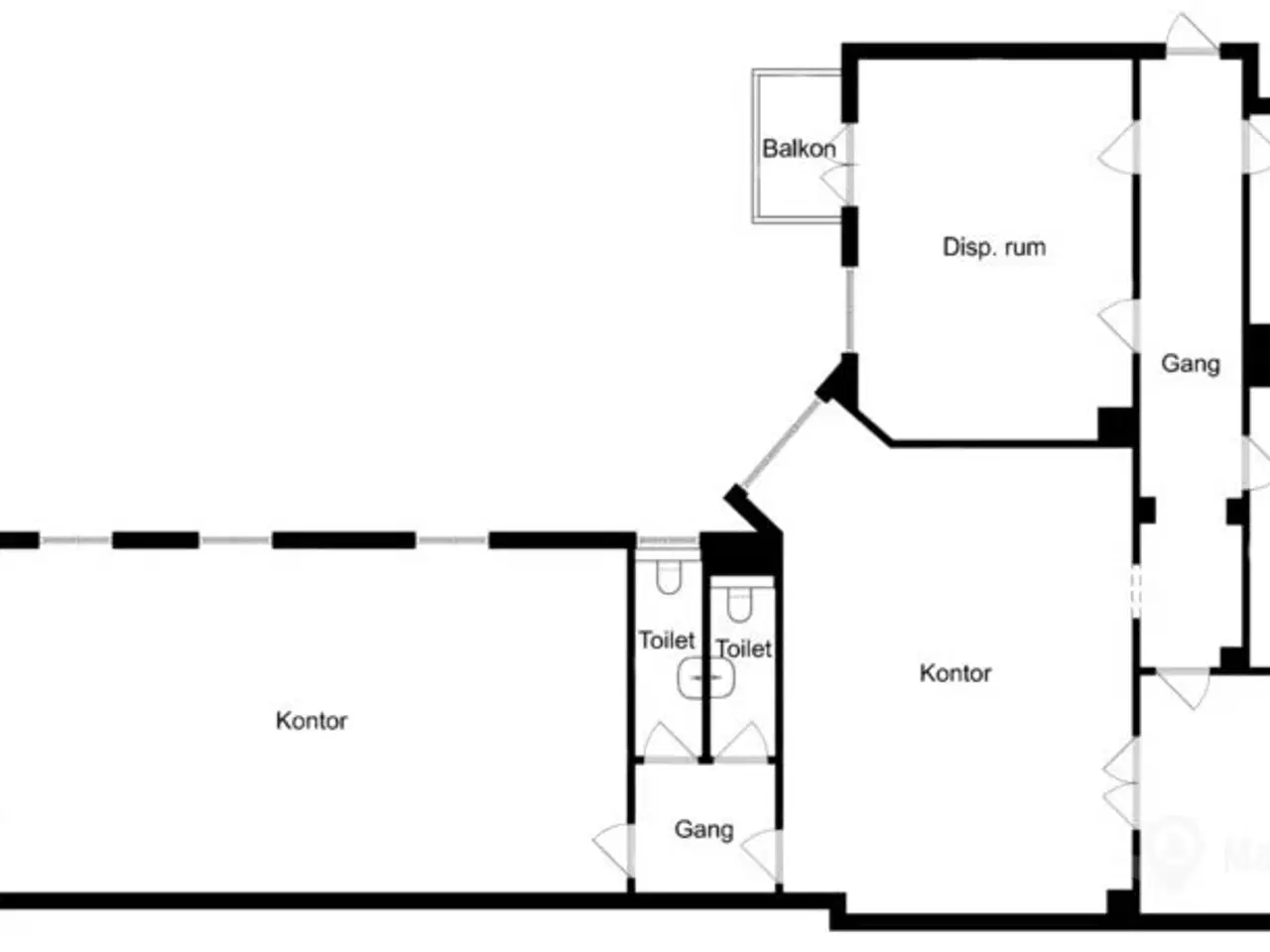 Billede 22 - Skønt kontor i ejendom med altan & elevator