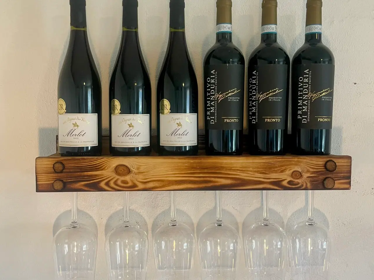 Billede 1 - Vinhylde af træ
