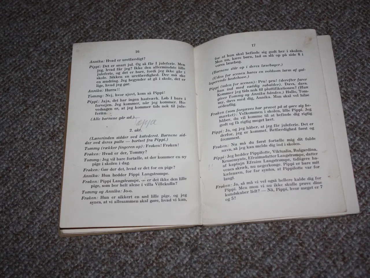 Billede 6 - Pippi Langstrømpe På farten Fotobog fra 1971