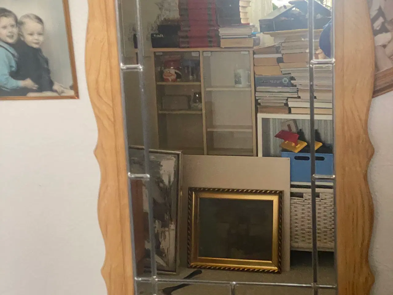 Billede 2 - I egetræ med spejl