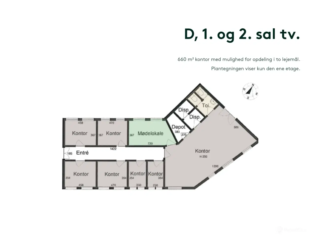 Billede 4 - Kontorlejemål på 964 m²