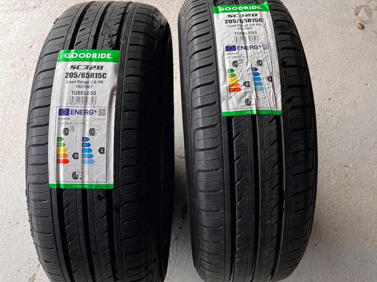 Billede 1 - Goodride dæk 2 stk. 205/65 R15