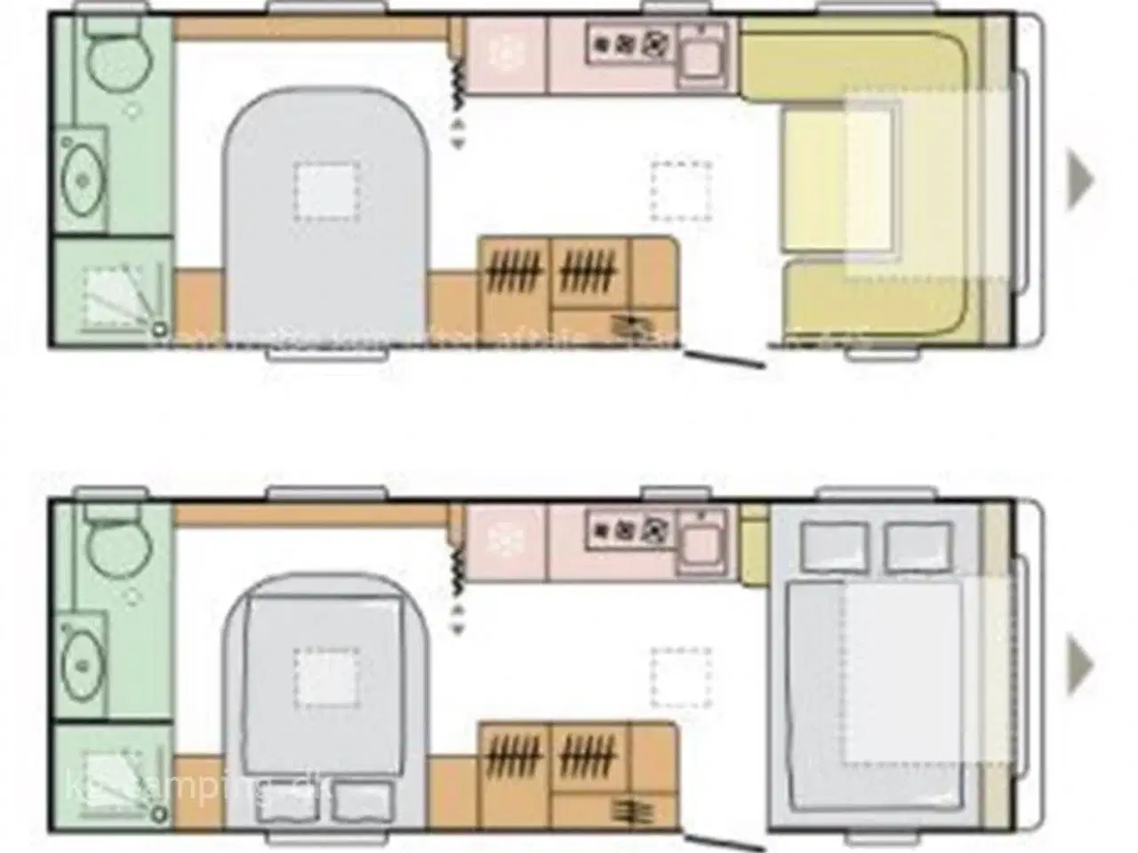 Billede 16 - 2024 - Adria Adora 613 UT   Lækker kampagnevogn med fritstående dobbeltseng, ALDE centralvarme og Aircontion.