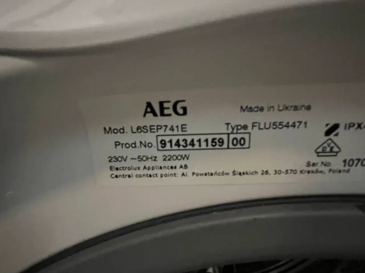 Billede 5 - Vaskemaskine, brugt  AEG