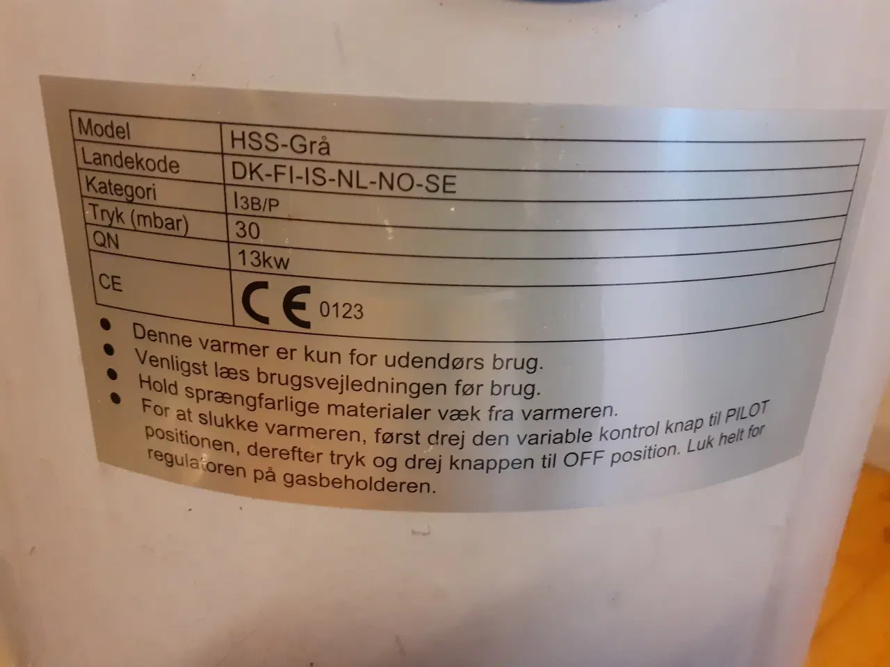 Billede 4 - Terrassevarmer. 