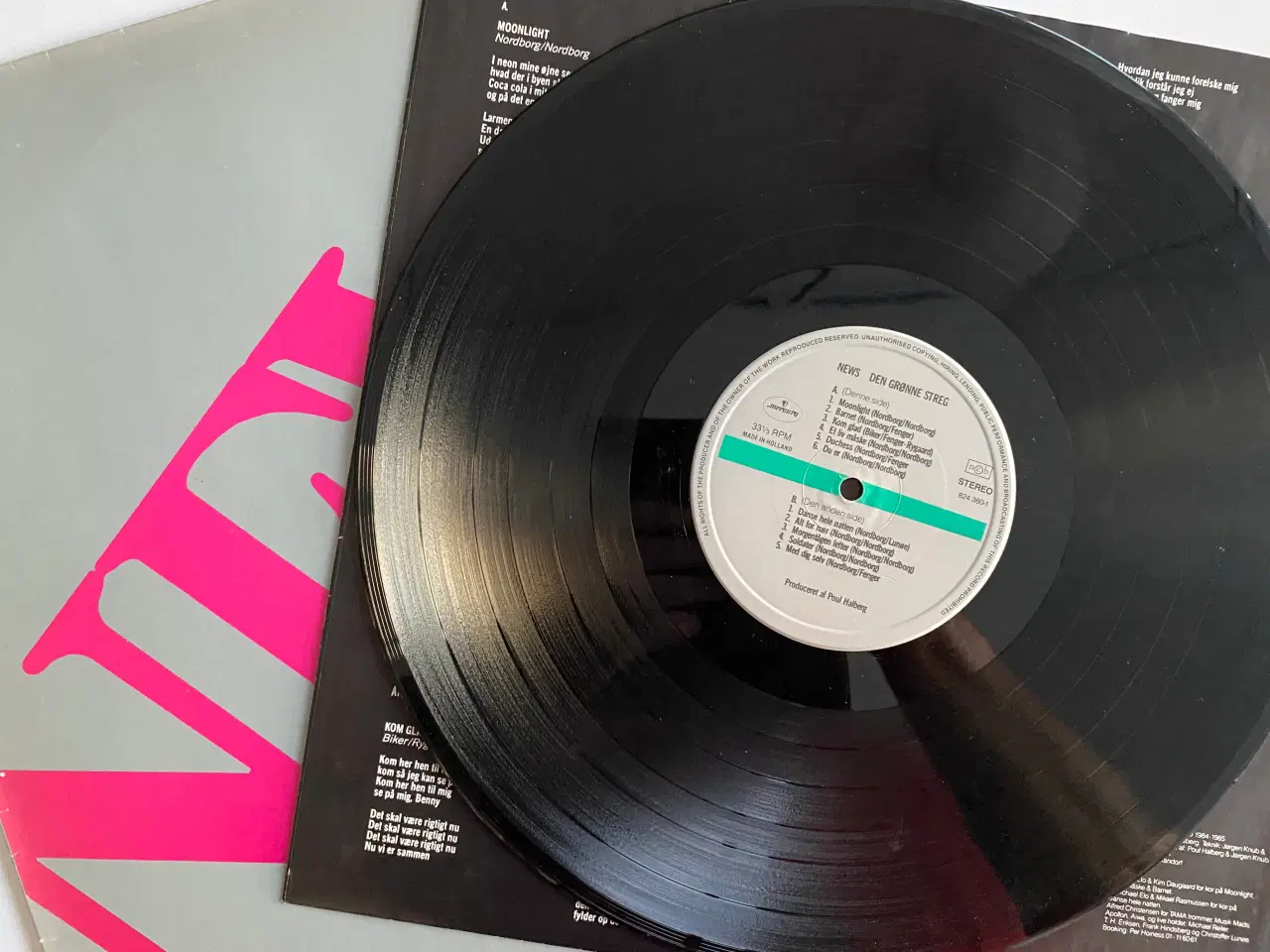 Billede 2 - LP. News ‎– Den Grønne Streg