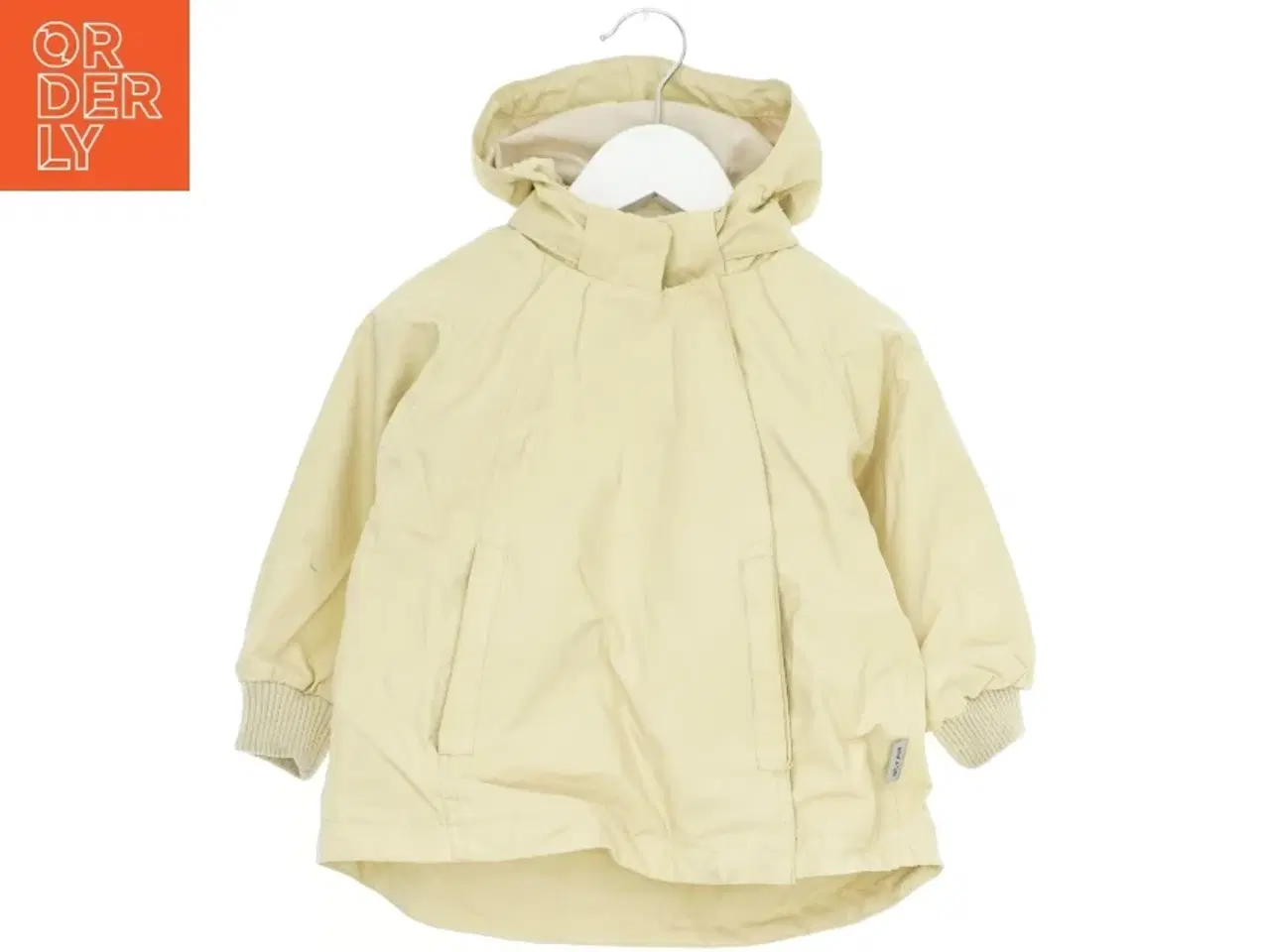 Billede 1 - Beige jakke med hætte fra Mini A Ture (str. 86)
