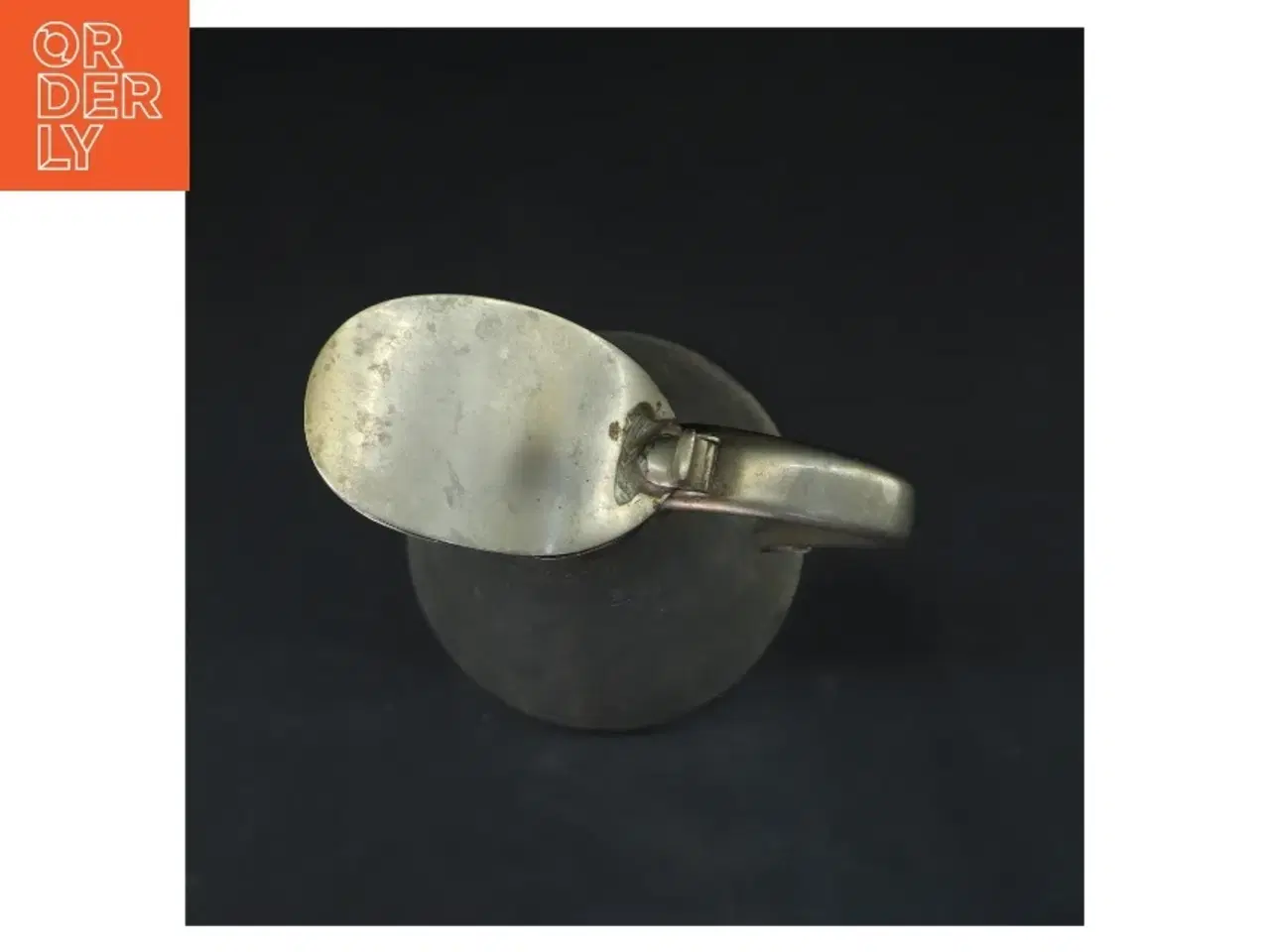 Billede 5 - Antik karaffel med sølvmetalhåndtag (str. 28 cm)