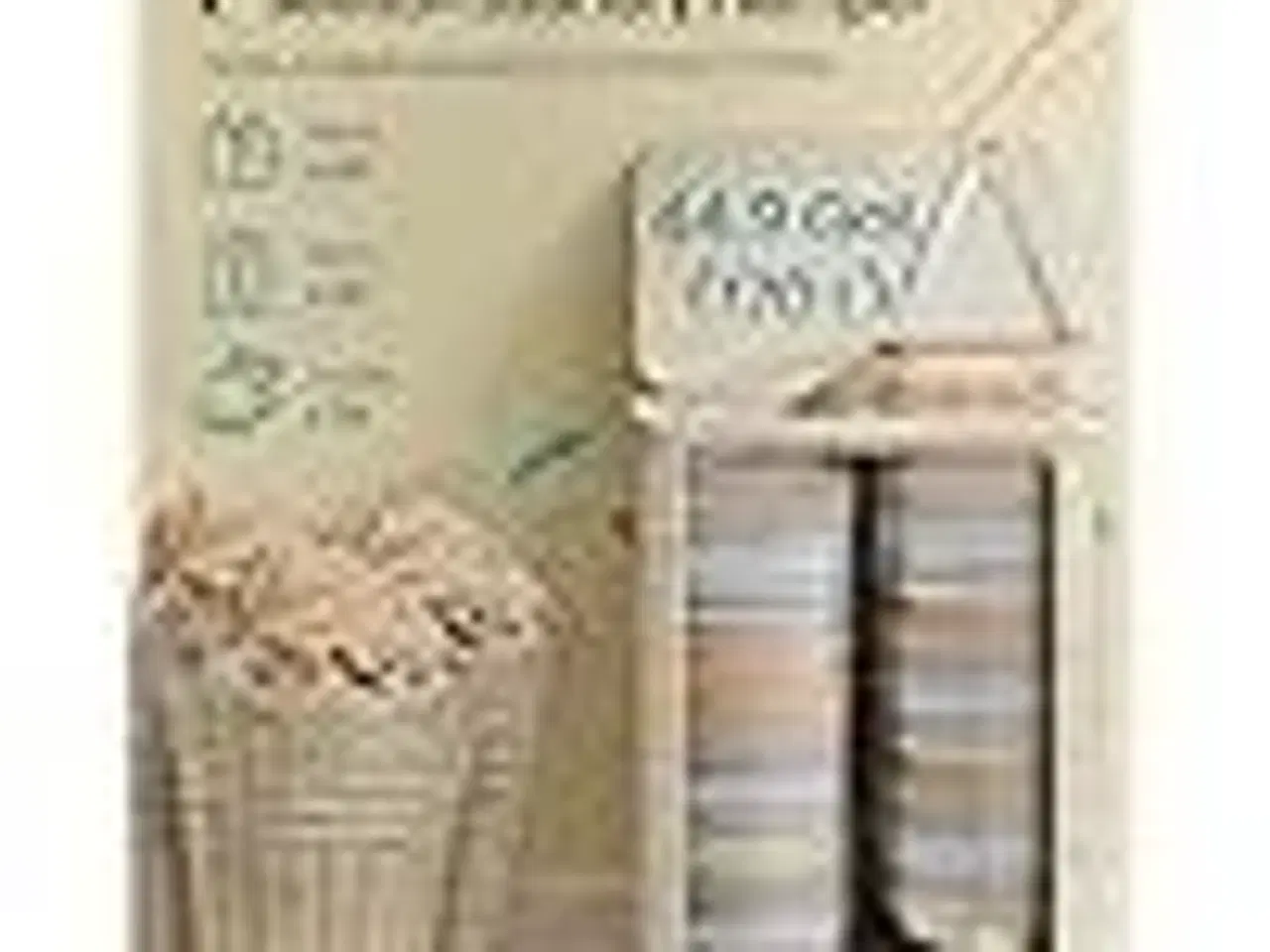 Billede 4 - Vasketøjskurv med låg – 2 rum, 56 × 40 × 75 cm, cappuccino beige