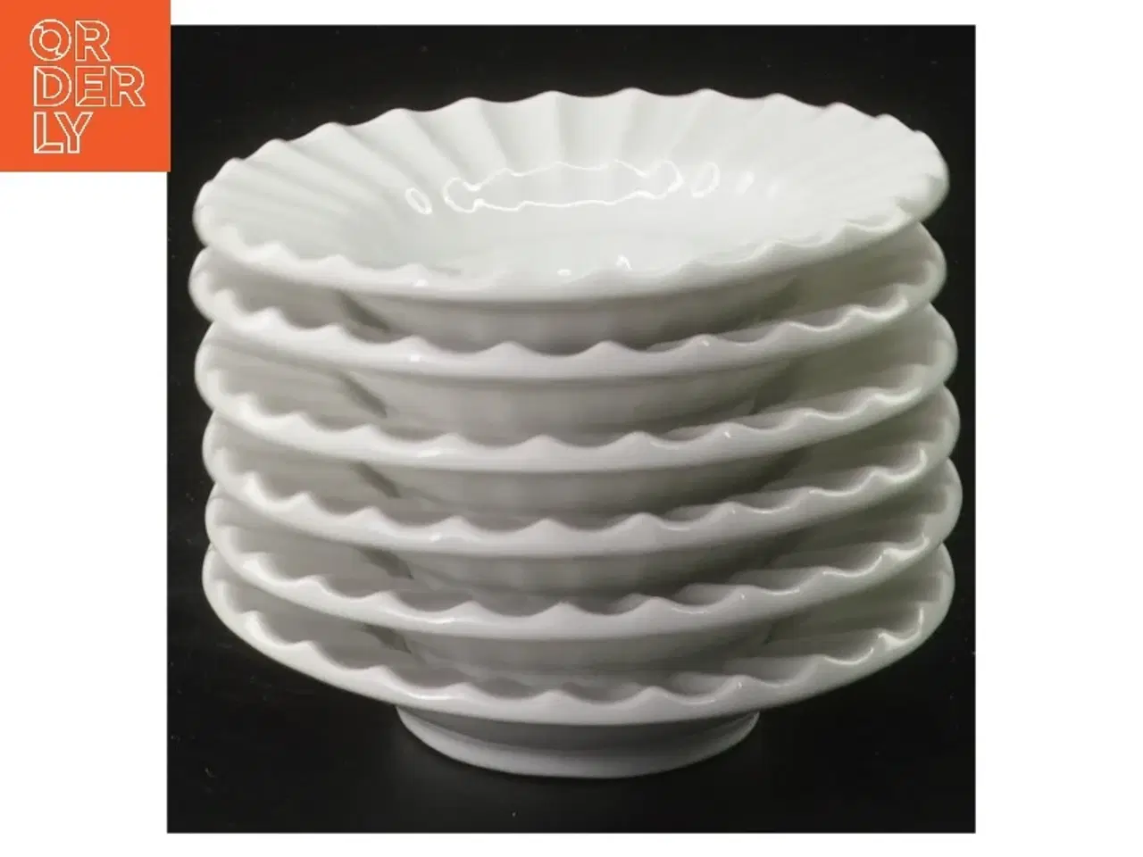 Billede 1 - 6 mini porcelænsskåle - Lyngby - Ø 8,5 cm