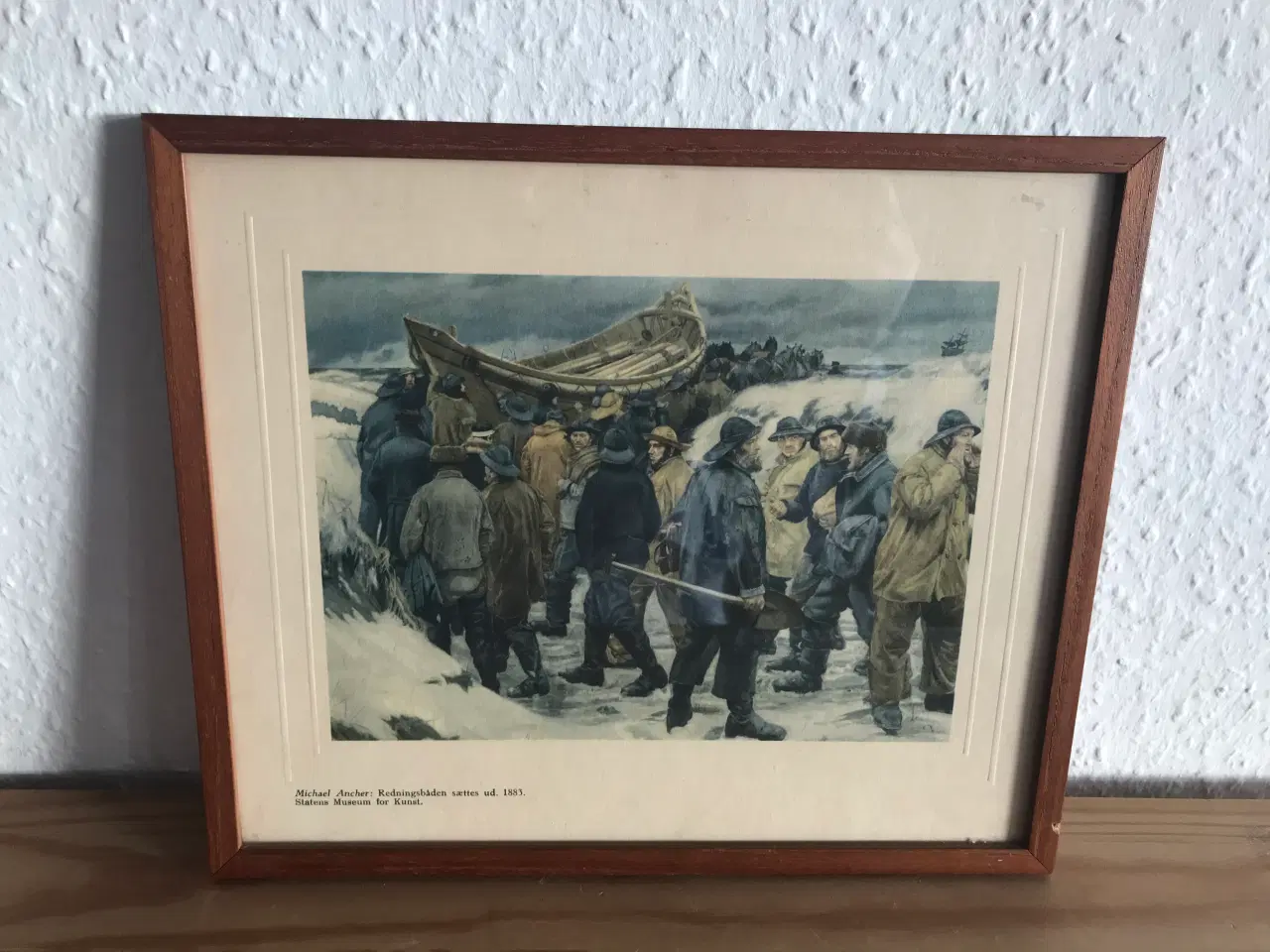 Billede 1 - Michael Ancher print i billedramme 