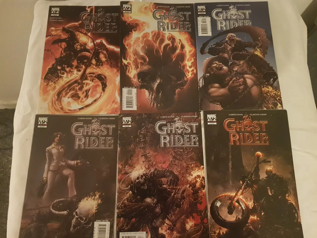 Billede 1 - Ghost Rider #1-6 komplet garth ennis clayton crain