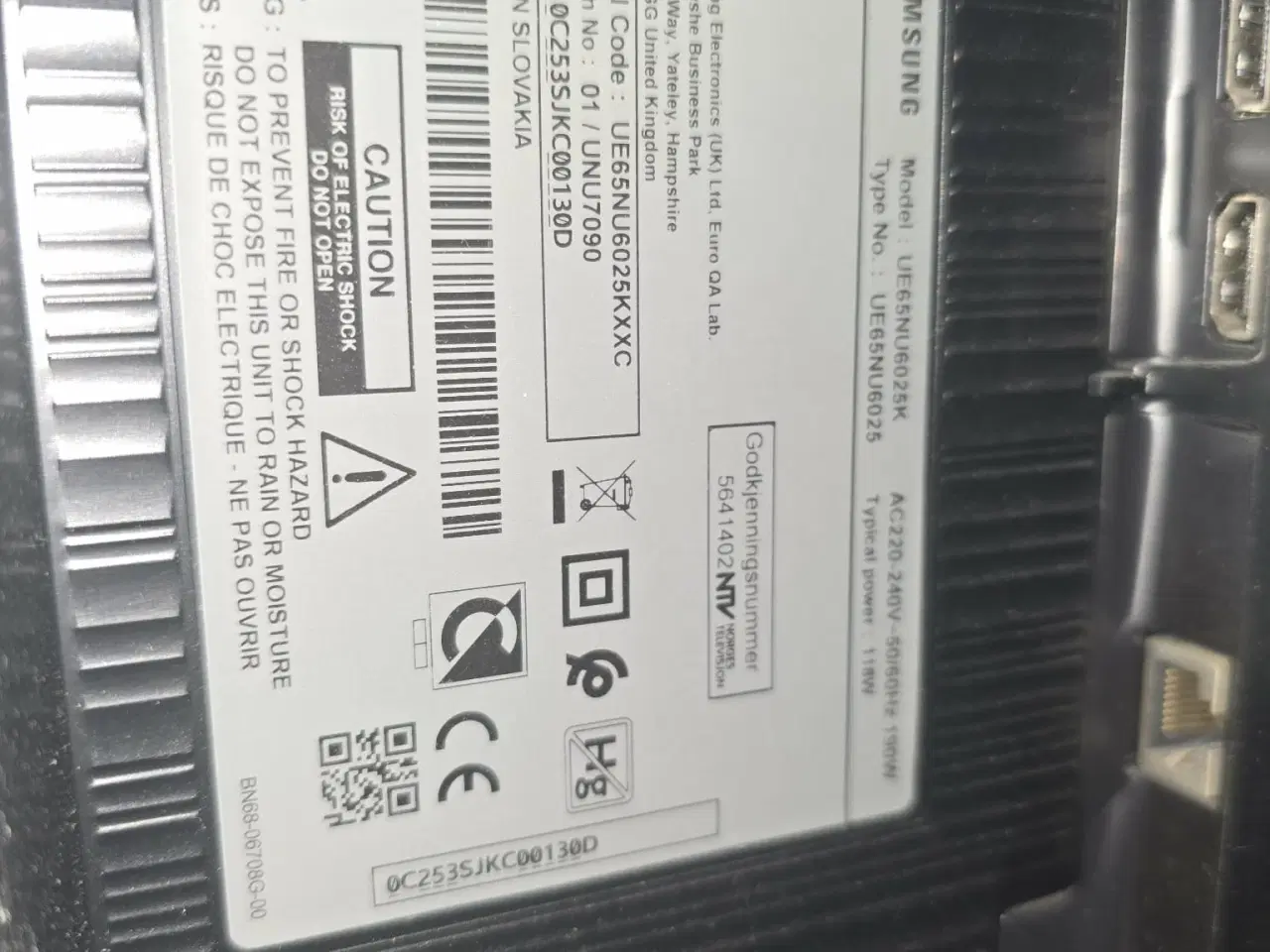 Billede 2 - Kæmpe 65" samsung 4K UHD smart TV  2018