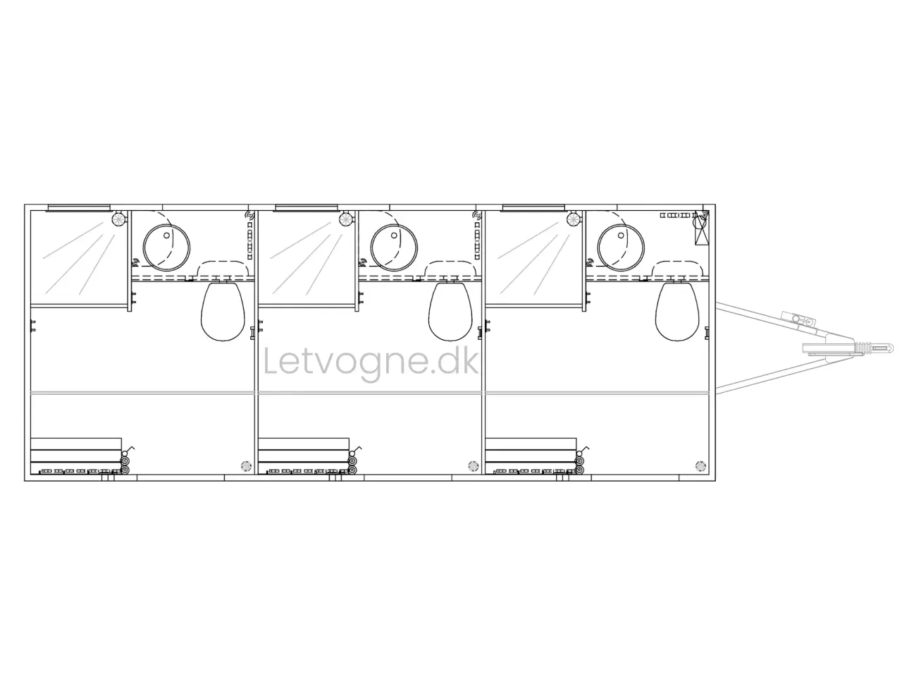 Billede 1 - 3-i-1 Badevogn - Scanvogn