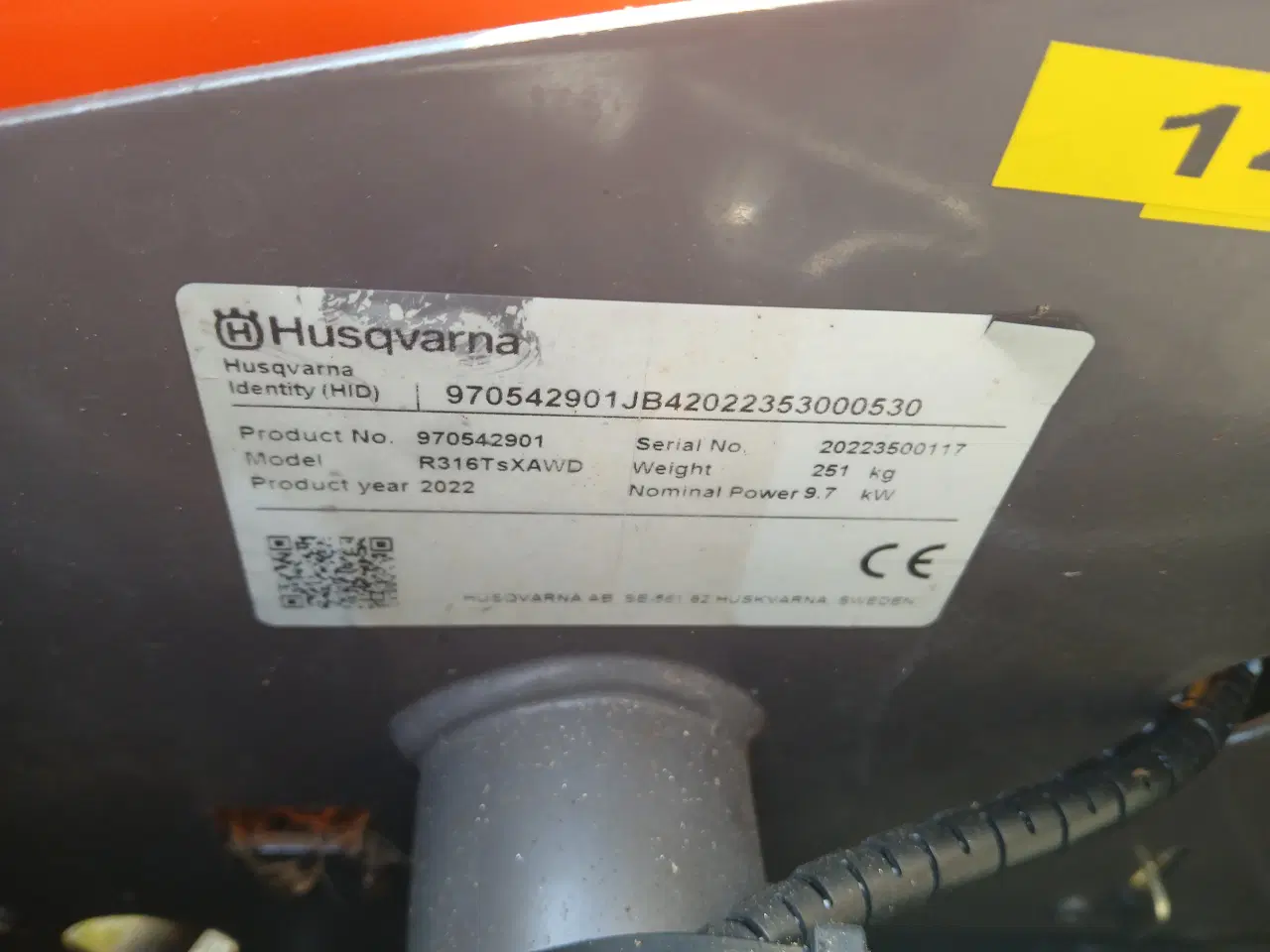 Billede 6 - Husqvarna R316TSXAWD plæneklipper  