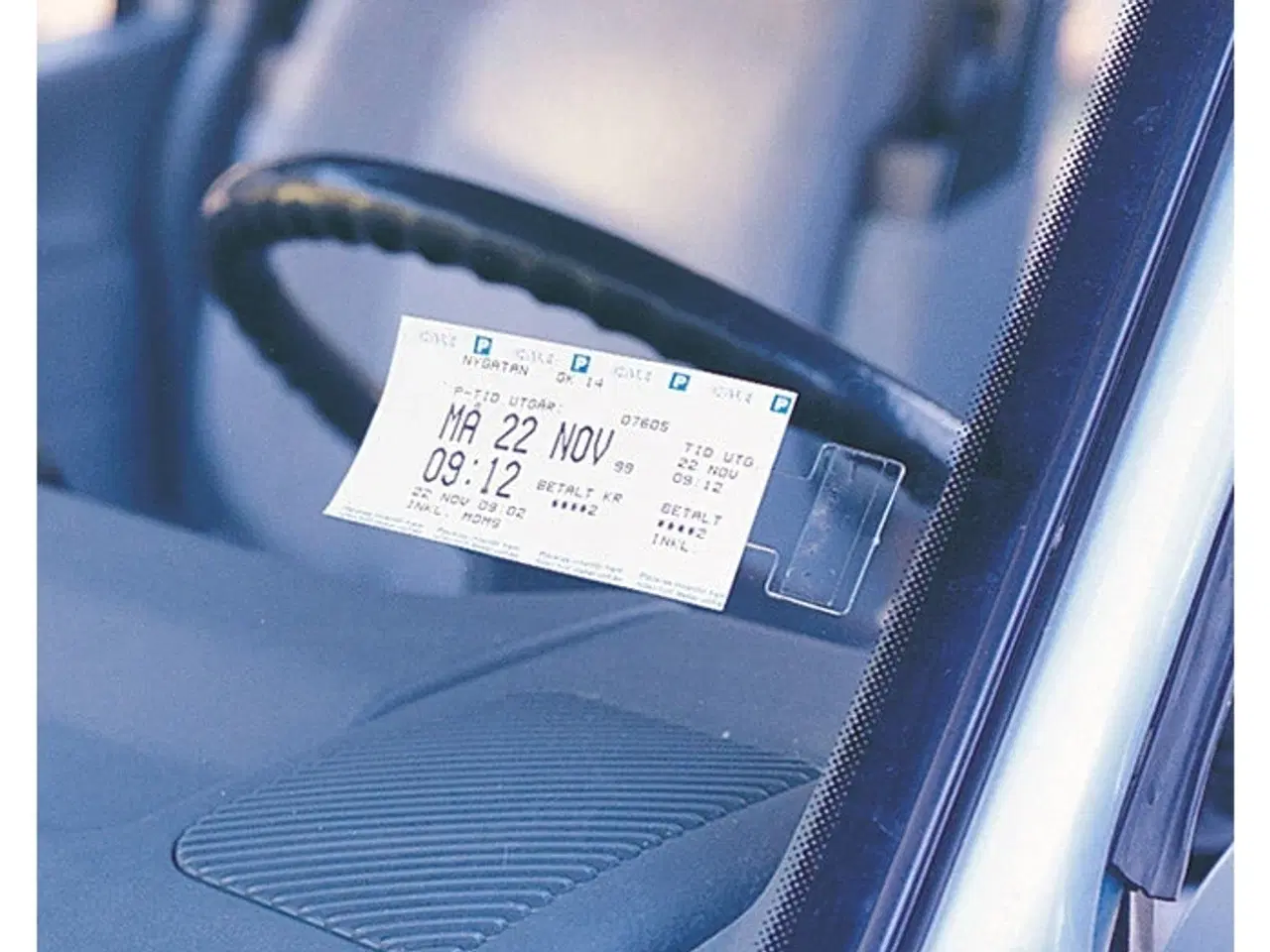 Billede 1 - P-billet holder 1 stk