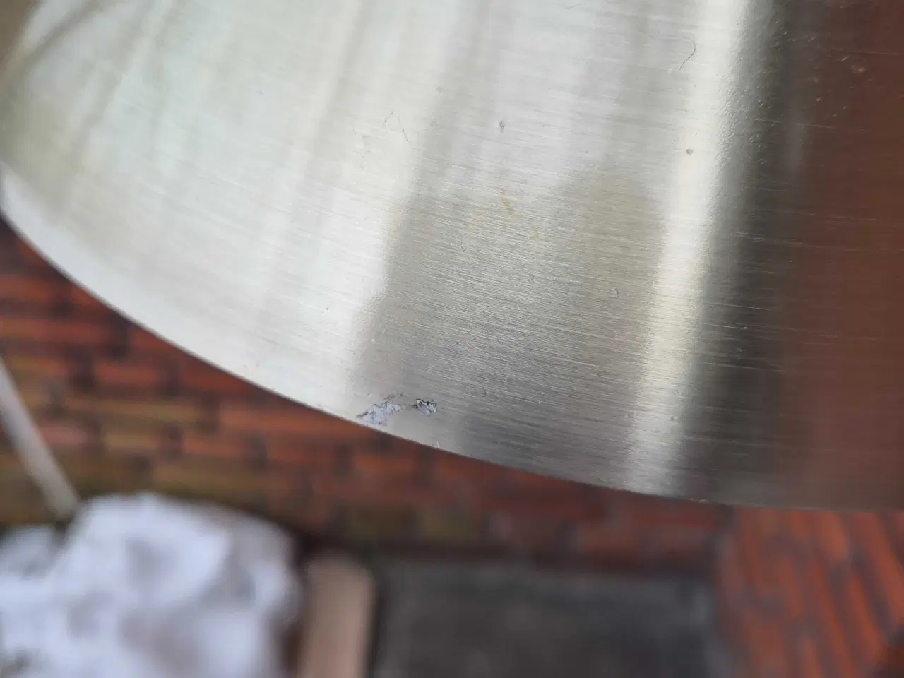 Billede 13 - Messinglampe med karrygul kontrastfarve