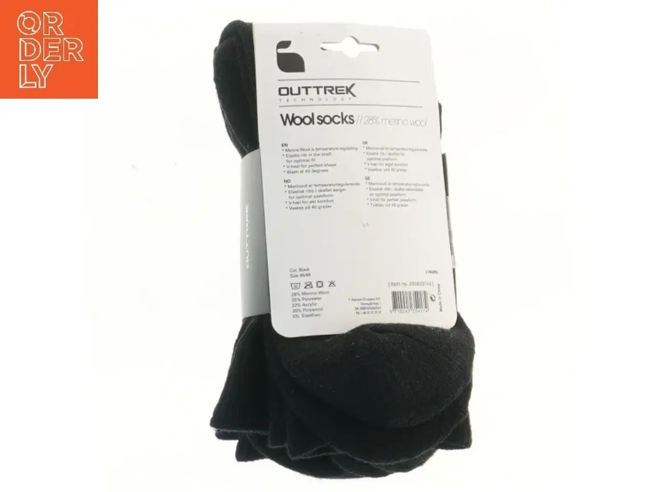 Billede 2 - Uldsokker i størrelse 46/48 fra Outtrek (str. 46/48 cm)