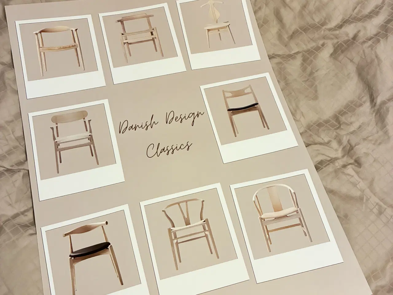 Billede 1 - Wegner Plakat 70 x 50 cm