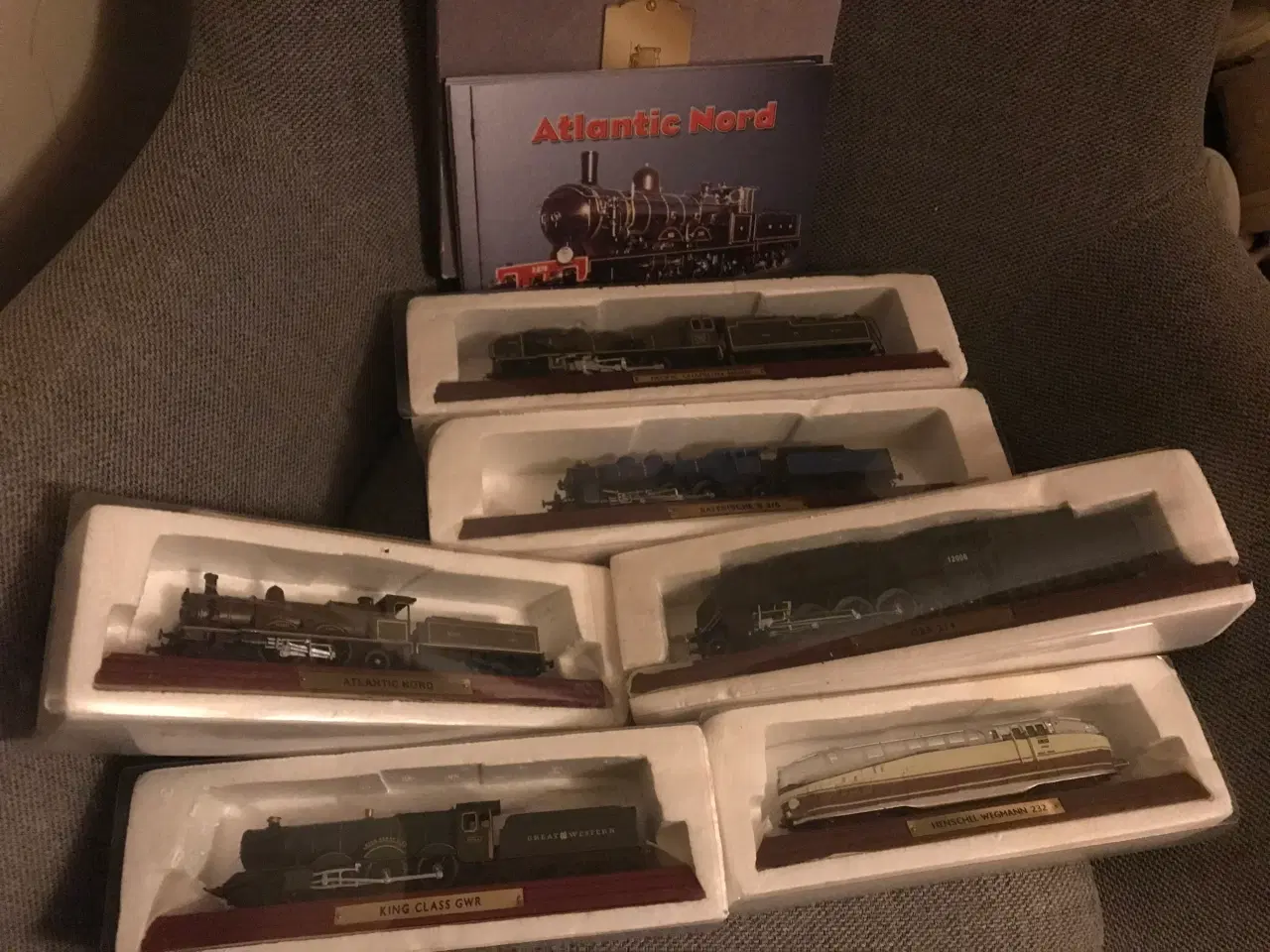 Billede 1 - 6 Modeltog fra Atlas I Original Emballage