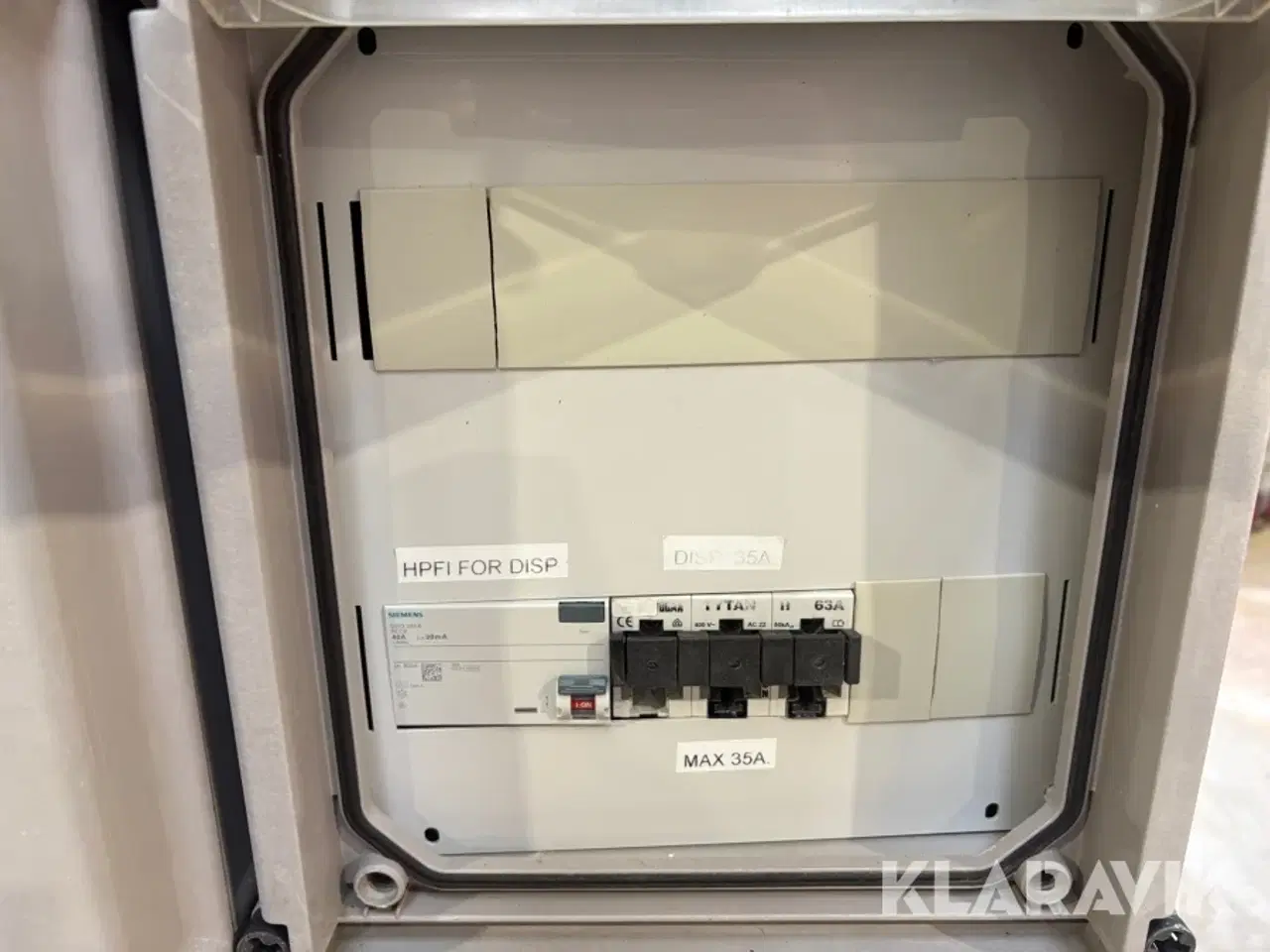 Billede 12 - Byggestrømstavle Hans Jørgensen & Søn H225 A-021 400V/225A/50Hz ac