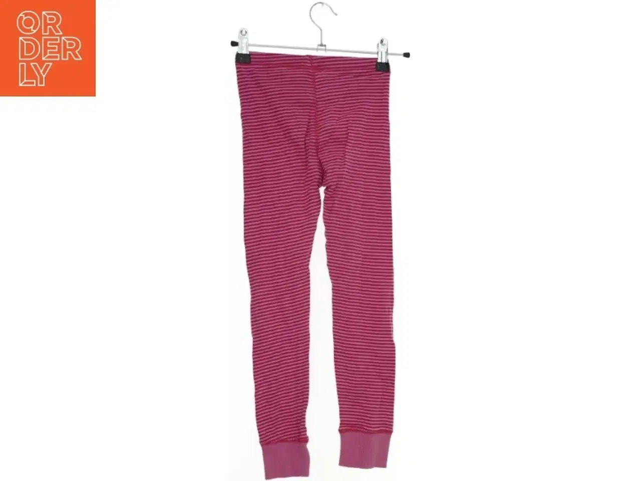 Billede 2 - Røde og hvide stribede leggings fra H&M (str. 122)