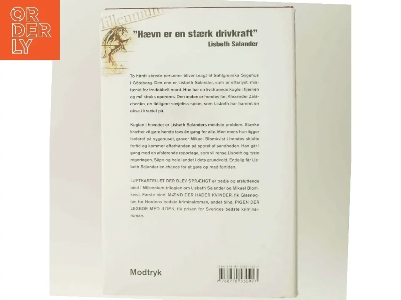 Billede 3 - Luftkastelletderblevsprngt Stir up a Hornets' Nest of Girl. Shi Dige Larsen. the Danish Original. Hardcover](chinese Edition) (Bog)
