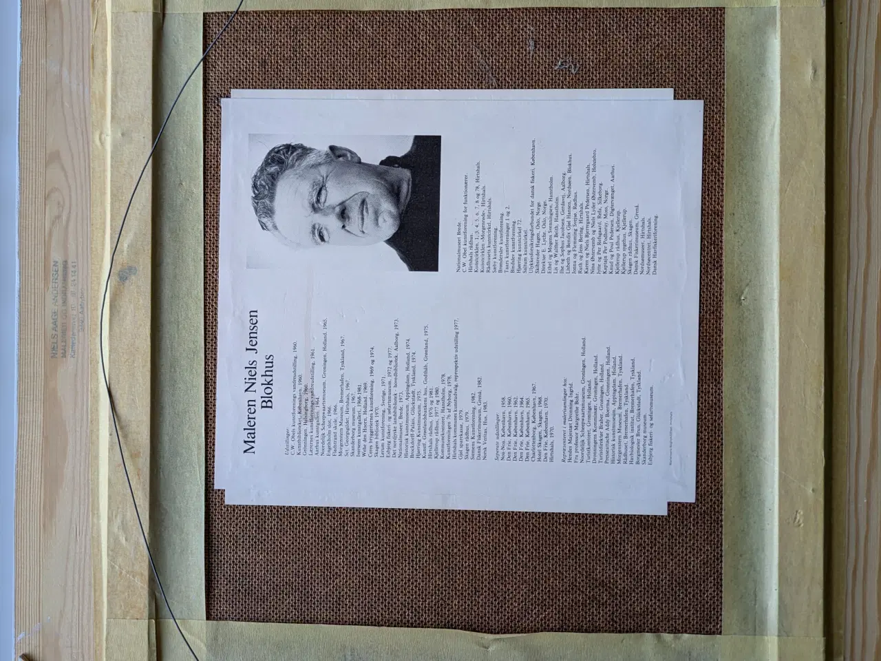 Billede 2 - Originale malerier af Niels Jensen - 1983