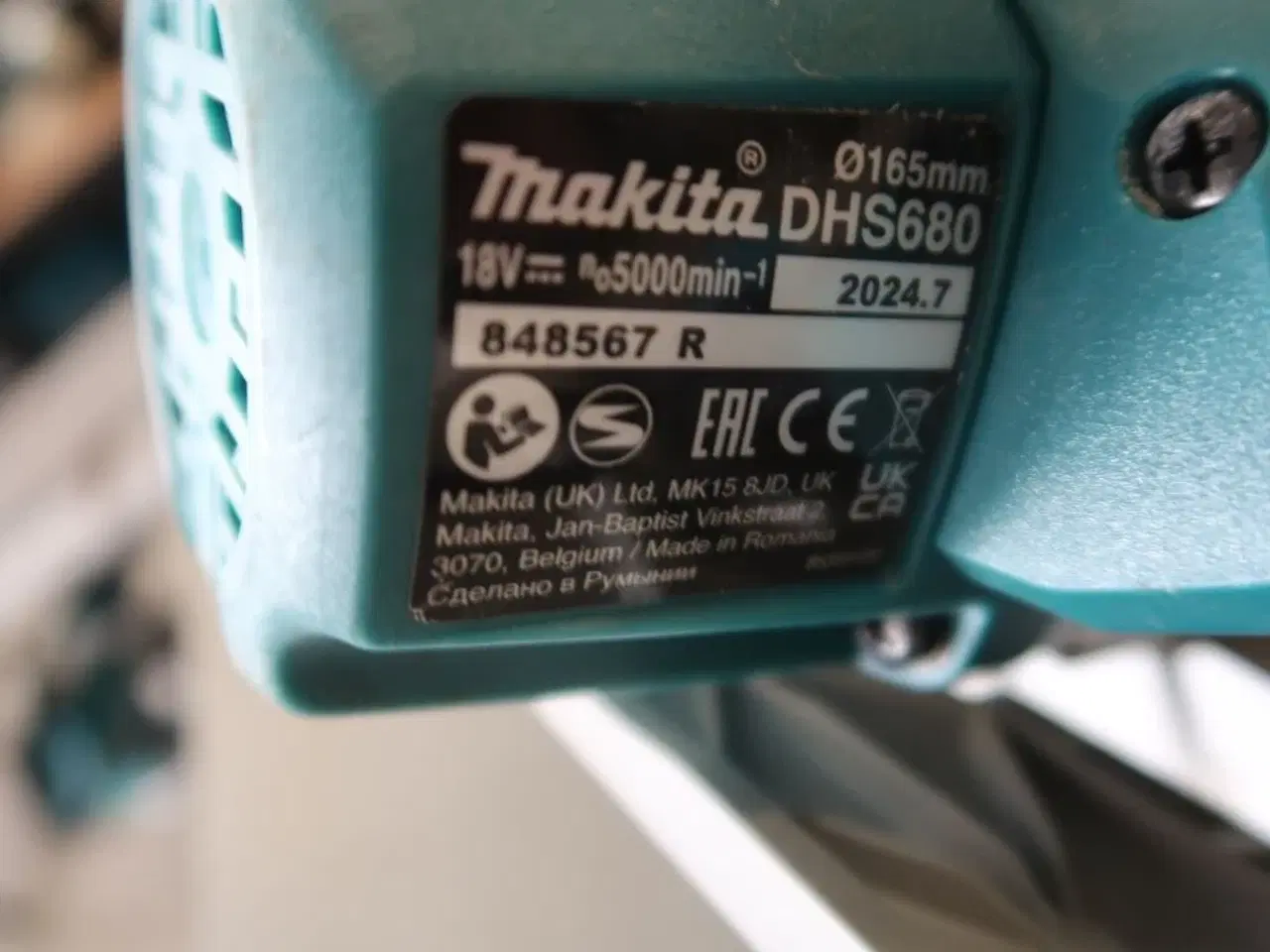 Billede 4 - Rundsav MAKITA DHS680 med 1 batteri